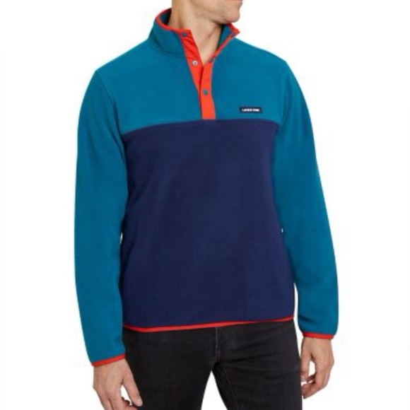 NWT Lands’ End Men’s Polar Fleeoe Pullover - Picture 1 of 7